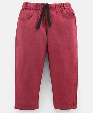 Rikidoos Striped Design Detailed Pant - Red