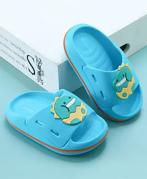 Babyoye Animal Applique Casual Flip Flop - Blue