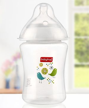 Babyhug Wide Neck Polypropylene  Anti- Colic Feeding Bottle - 250 ml Babyhug Wide Neck Polypropylene  Anti- Colic Feeding Bottle - 250 ml