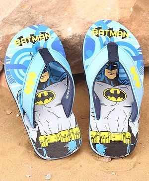 Pine Kids Flip Flops Batman Print - Blue
