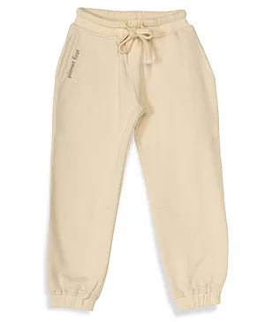 Miko Lolo Planet First Embroided Joggers Fleece - Cream