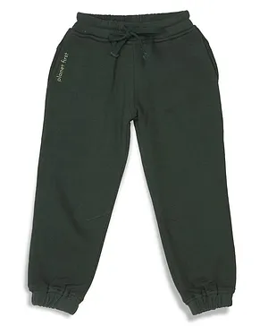 Miko Lolo Planet First Embroidered Joggers Fleece - Green