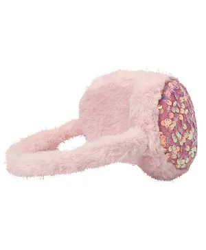 Kid-O-World Sequin Embellished Earmuffs - Light Pink