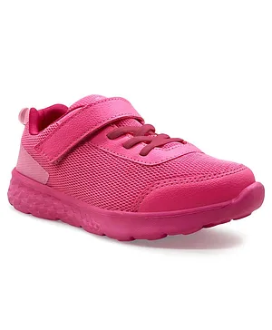 KazarMax Velcro Closure Mesh Sports Shoes - Pink
