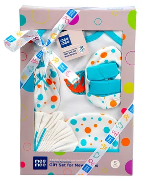 Mee Mee Baby Towel Light Blue (Print May Vary)