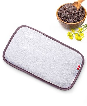 Babyhug Rai Pillow With Lavender Essential Oil- White Melange