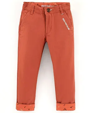 Under Fourteen Only Solid Trouser - Brown