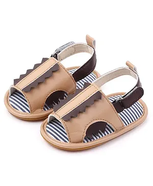 Kidofash Design Detail Sandal Style Booties - Brown