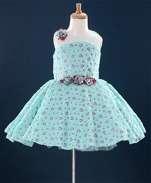 Buy DDaniela La Bella Party Dress Green for Girls (6-7Years) Online in KSA,  Shop at FirstCry.sa - 42d77aeeb38c0
