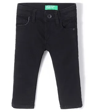 UCB Full Length Solid Jeans - Black