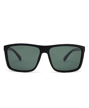 Intellilens Square UV Protection Polarized Sunglasses 60-11-145 - Black