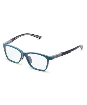 Intellilens Wayfarer Computer Glasses for Eye Protection Zero Power Anti Glare & Blue Light Filter Glasses Blue Cut Lenses 49-15-130 - Green