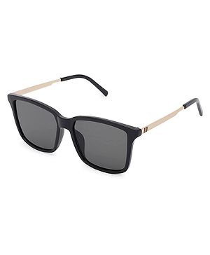 Intellilens Square UV Protection Sunglasses For Women 56-14-155 - Gold