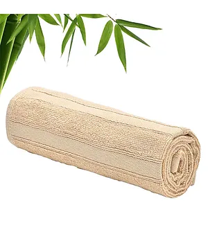 The Better Home 600GSM Bamboo Hand Towel Beige Pack of 1 - Beige