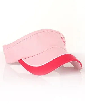 Babyhug Cotton Text Printed Baseball Cap Pink - Circumference 54 cm