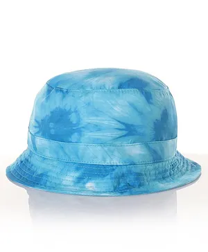 Bonfino Cotton Tie Dye  Bucket Cap Blue - Circumference 60 cm