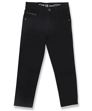 LEO Slim Fit Solid Fashion Jeans - Black
