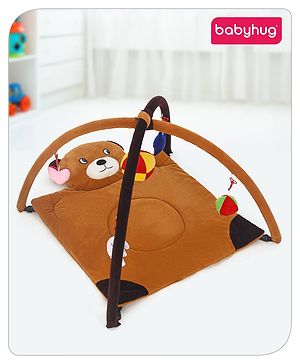 Babyhug Deluxe Twist & Fold Play Gym- Bear