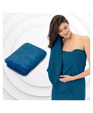 Sassoon Caldezonia 450 GSM Microfiber Bath Towel - Blue