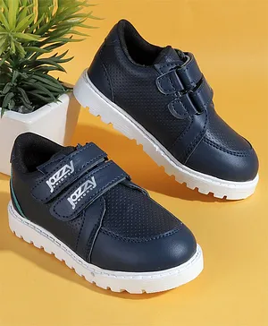 Jazzy Juniors Solid Casual Shoes - Navy Blue