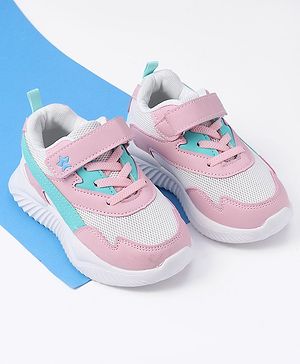 Cute Walk by Babyhug Velcro Closure Sneakers - Pink