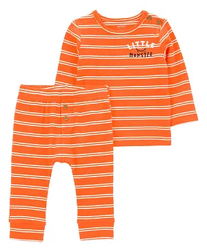 Carter's Baby 2-Piece Little Monster Halloween Outfit Set - Orange