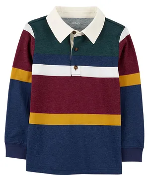 Carter's Long-Sleeve Rugby Polo - Multicolour