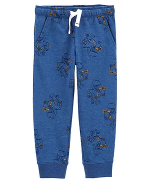 Carter's Dinosaur Pull On French Terry Joggers - Navy Blue