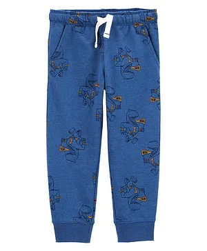 Carter's Dinosaur Pull-On French Terry Joggers - Blue