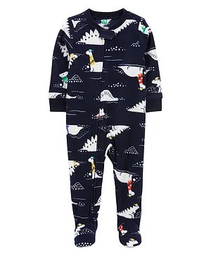 Carter's 1-Piece Dinosaur Fleece Footie Pajamas