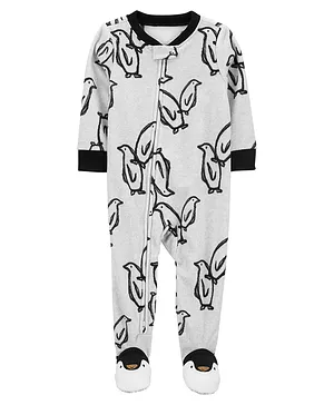 Carter's 1-Piece Penguin Fleece Footie Pajamas