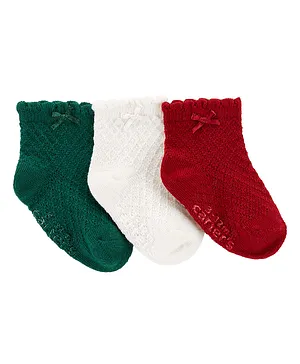 Carter's 3-Pack Booties - Multicolour
