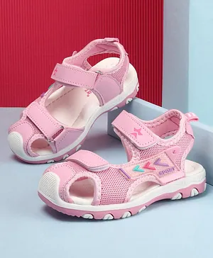 Cute Walk by Babyhug Sandals With Velcro Closure - Pink