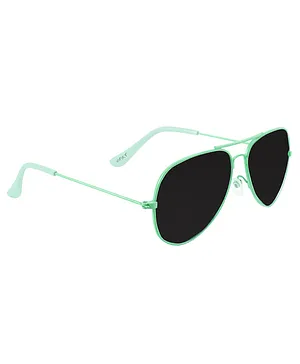 Spiky Aviator 100% UV protection sunglasses - Green