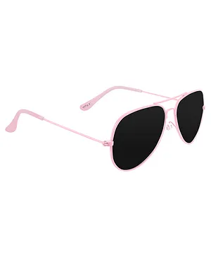 Spiky Aviator 100% UV Protection Sunglasses - Pink