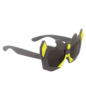 Spiky Butterfly Design UV protection sunglasses - Black