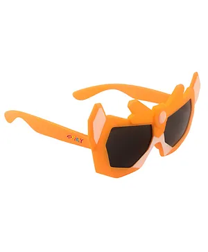Spiky Butterfly Design UV Protection Sunglasses - Orange