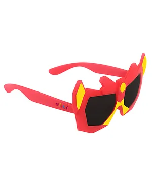 Spiky Butterfly Design UV Protection Sunglasses - Red