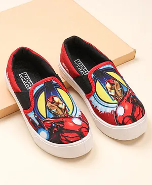 Avengers Iron Man Graphic Shoes - Maroon
