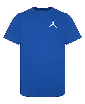 JORDAN Kids Half Sleeves Jumpman Air Embroidered Tee - Blue