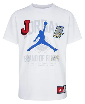 JORDAN Kids Short Sleeves Gym 25 Tee - White