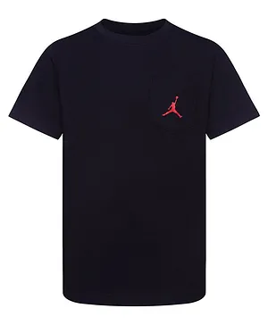 JORDAN Kids Half Sleeves Jumpman Core Pocket Tee - Black