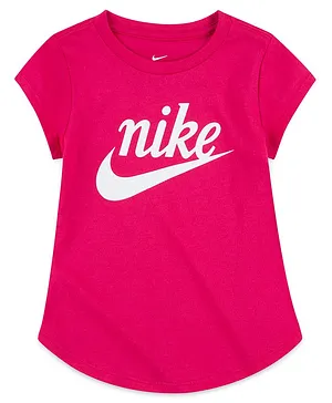 Nike Short Sleeves Futura Script Tee - Pink