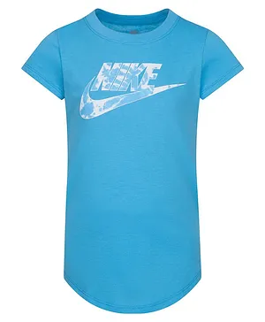Nike Short Sleeves Cloud Wash Tee - Blue