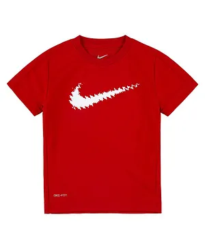 Nike Short Sleeves Dri-Fit Academy Tee - Red