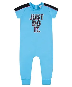 Nike Short Sleeves Sportswear Be Real Coverall Romper - Blue