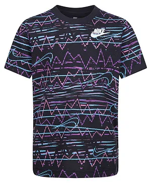 Nike Short Sleeves  New Wave Aop Tee - Black