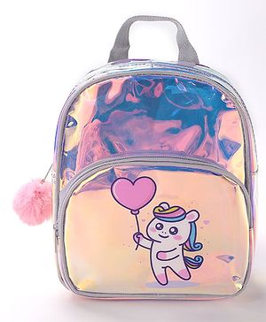 Babyhug Free Size Fashion Backpack Unicorn Print - Multicolor
