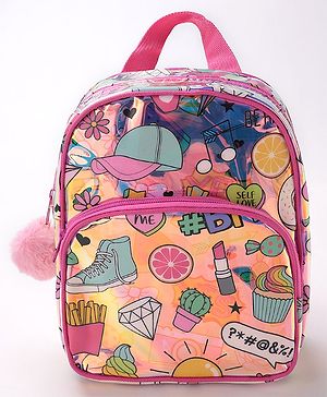 Babyhug Free Size Fashion Backpack Multicolor (Print May Vary)