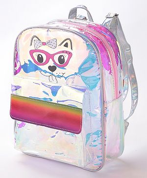 Babyhug Animal Print Fashion Backpacks - Pink